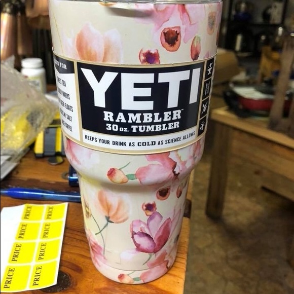 floral yeti tumbler